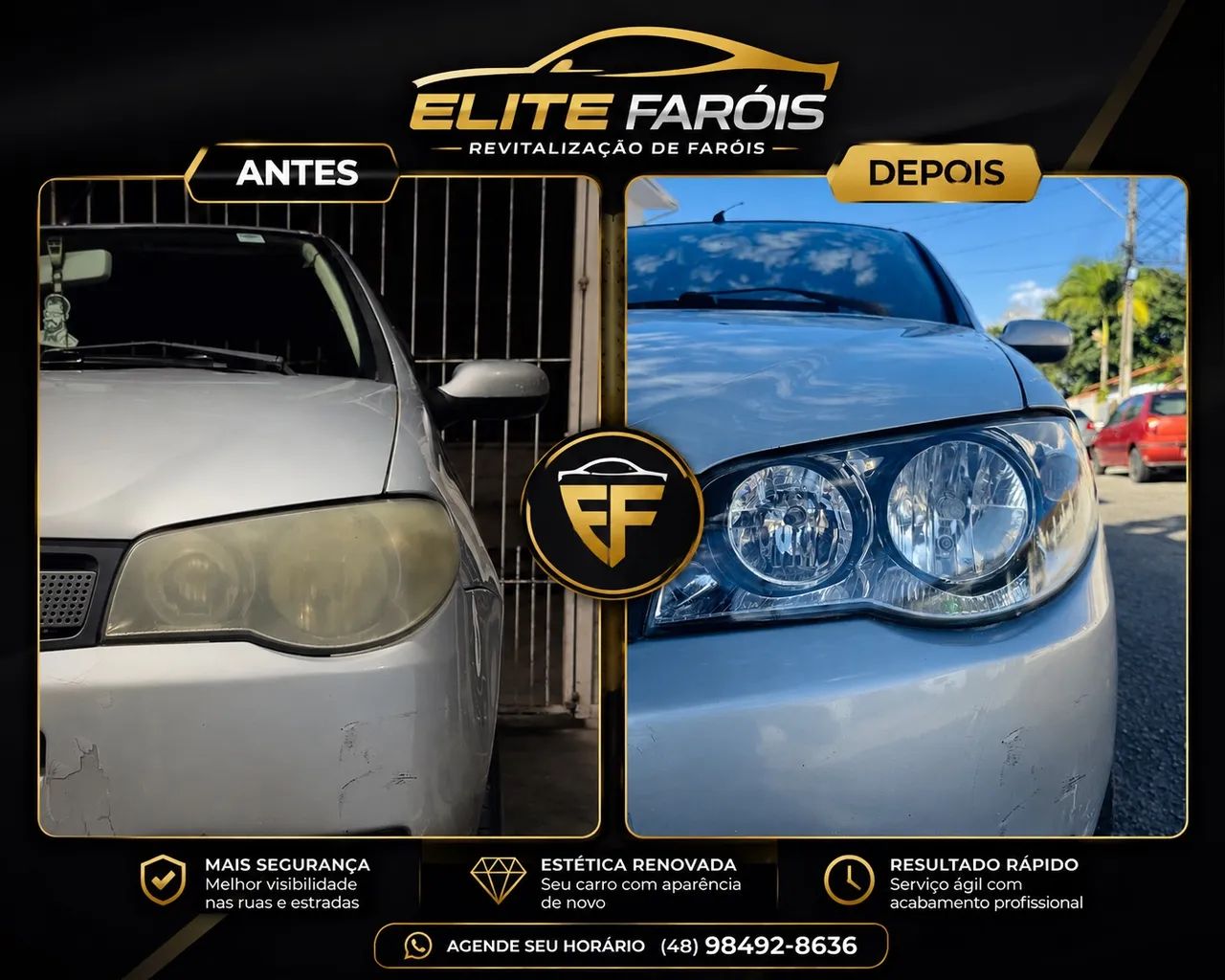 Revitalização de faróis  - Foto 2