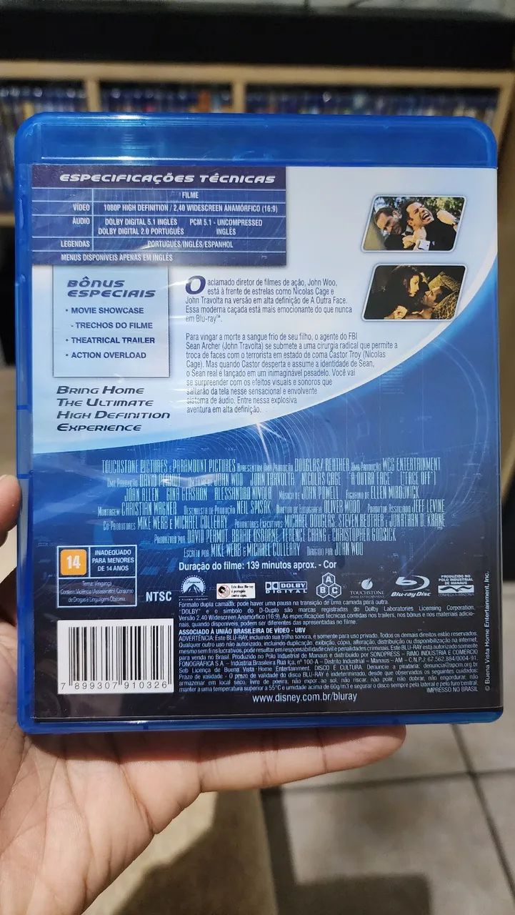 Blu-ray A Outra Face Semi Novo  - Foto 2