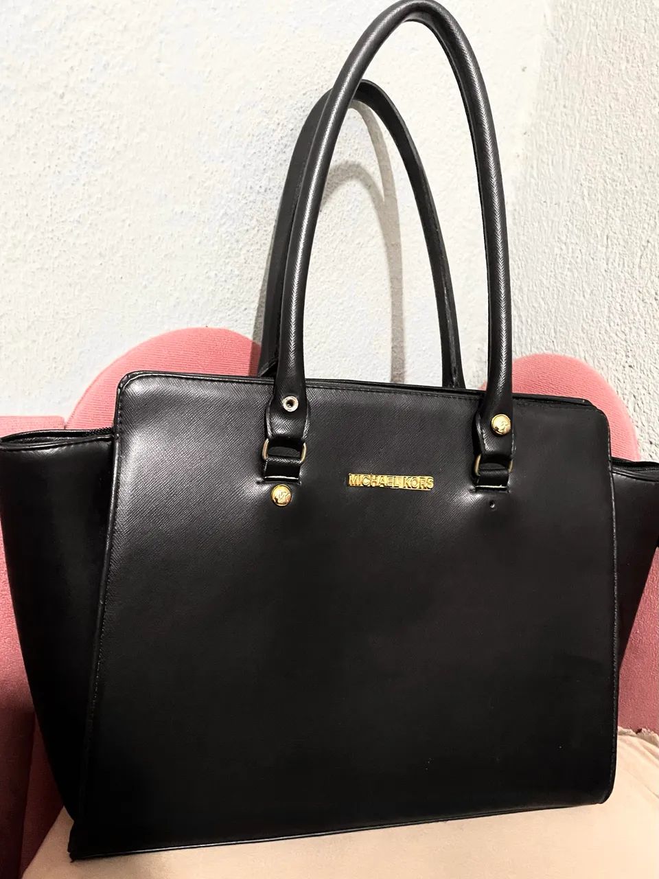 Second Hand Bolsa Michael Kors Jet Set Travel Tote em couro