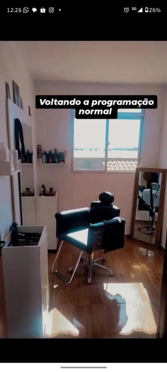 Cadeira de barbeiro - Foto 2
