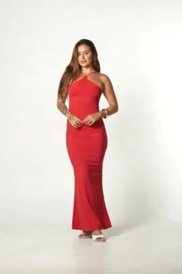 Vestido Longo Elegante em Poliamida  - Foto 3