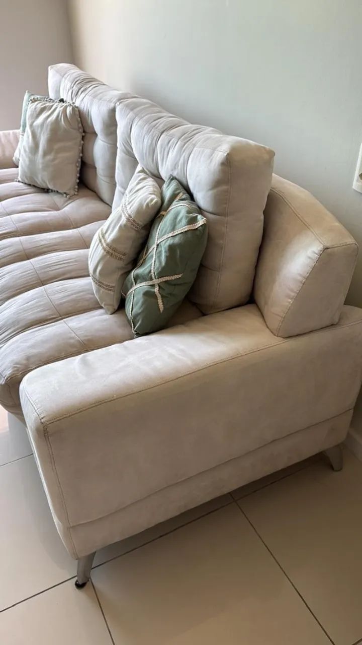 Vendo sofá 3 lugares  - Foto 4