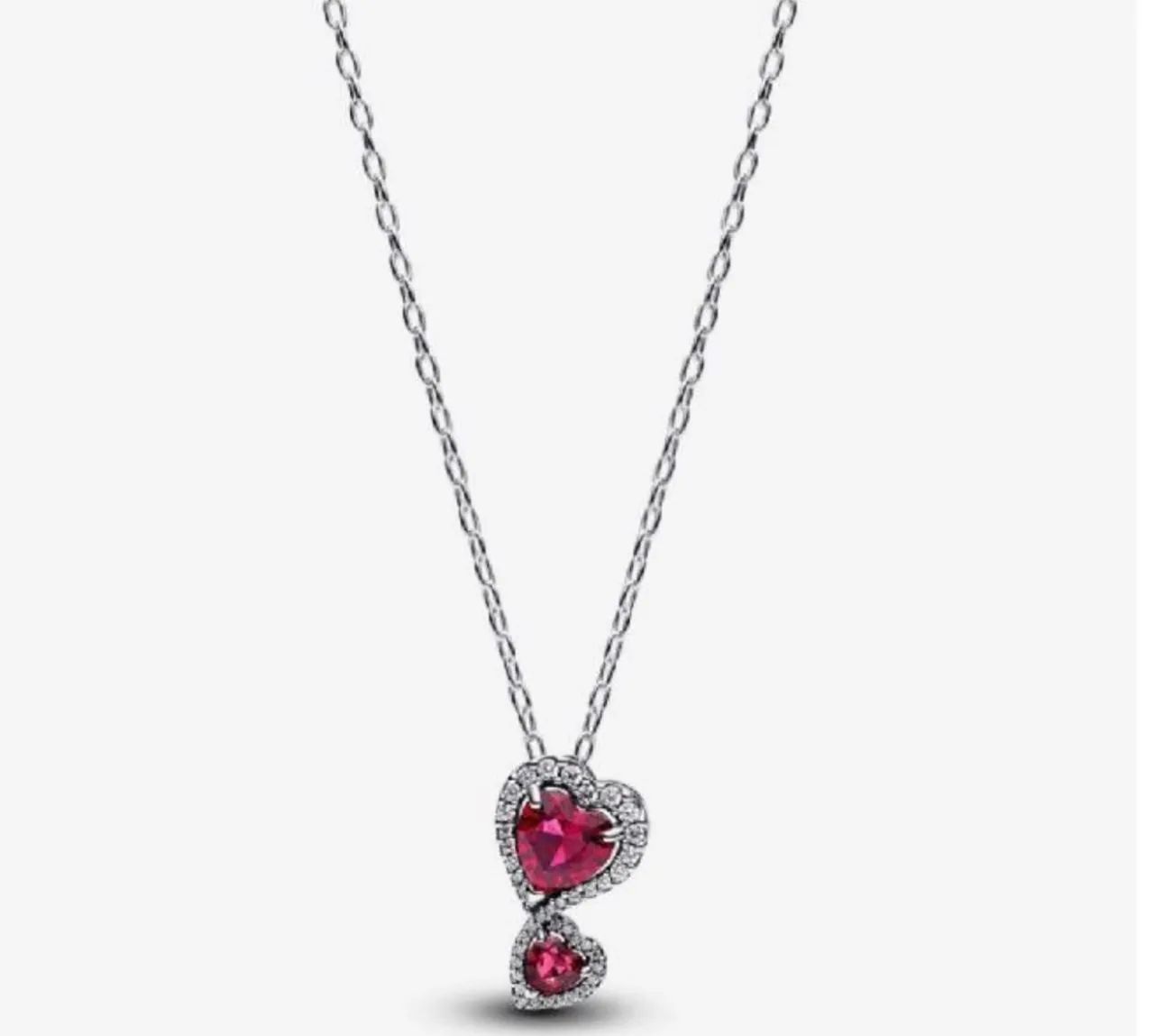 Conjunto Pandora coração vermelho brilhante  - Foto 2