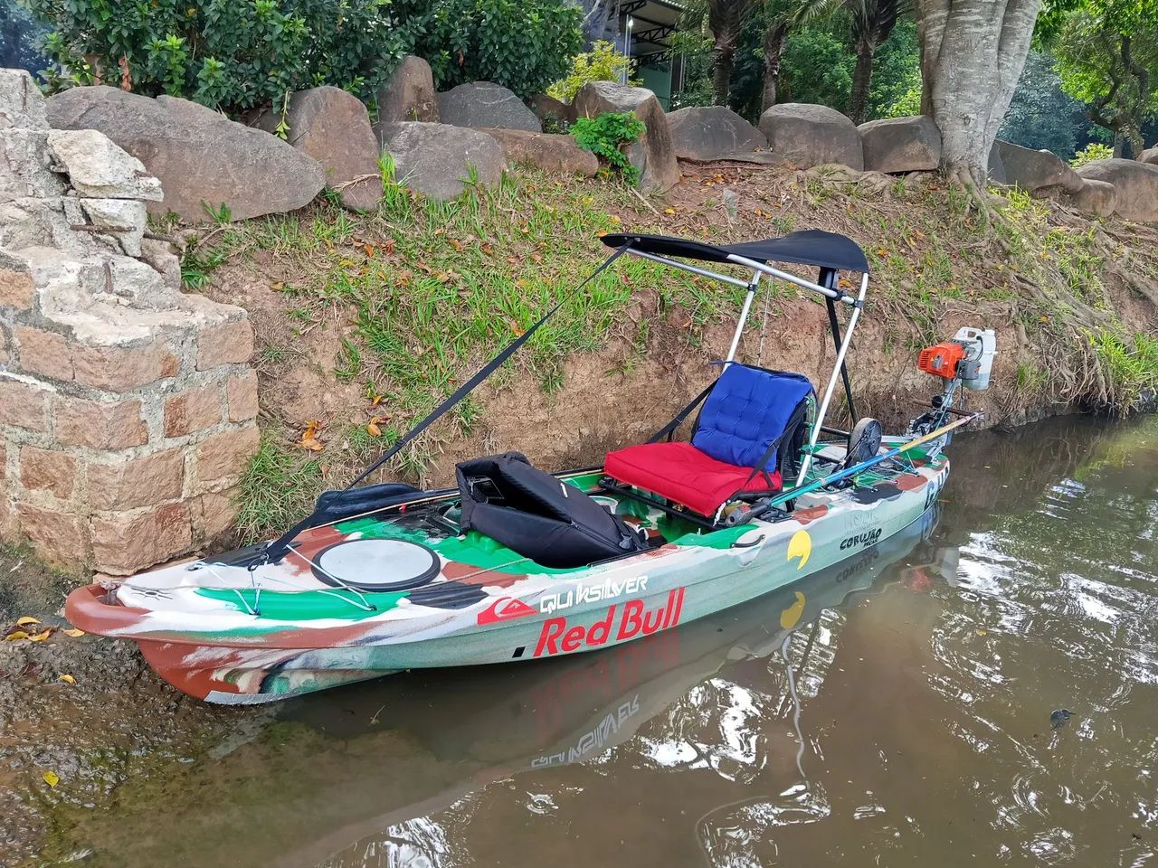Caiaque completo com motor 
