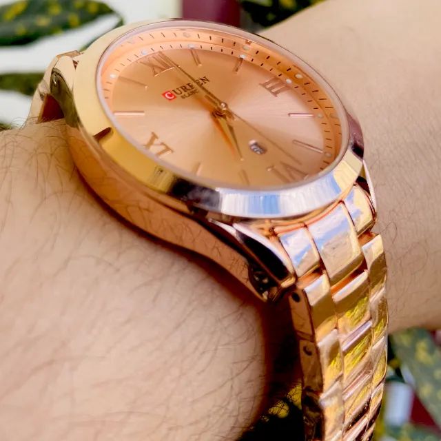 Relógio feminino Curren 9007 (Dourado) - Foto 2