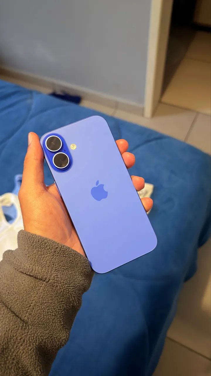 Iphone 16 Azul 100% Na Garantia Apple
