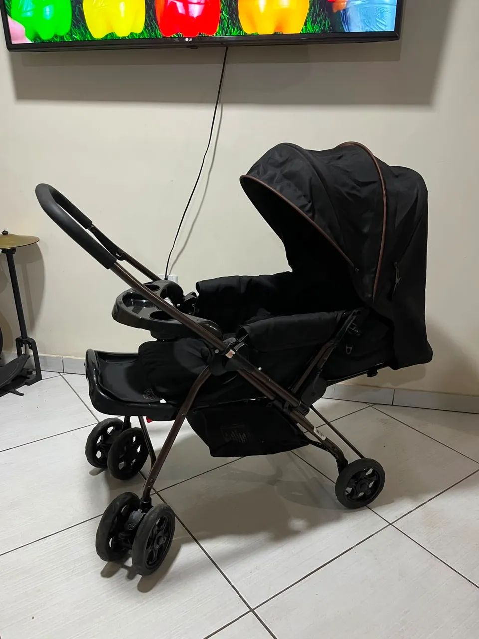 Carrinho Cosco Kids e bebê conforto  - Foto 3