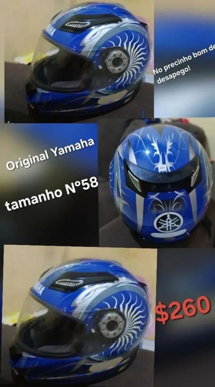 Capacete original Yamaha N°58