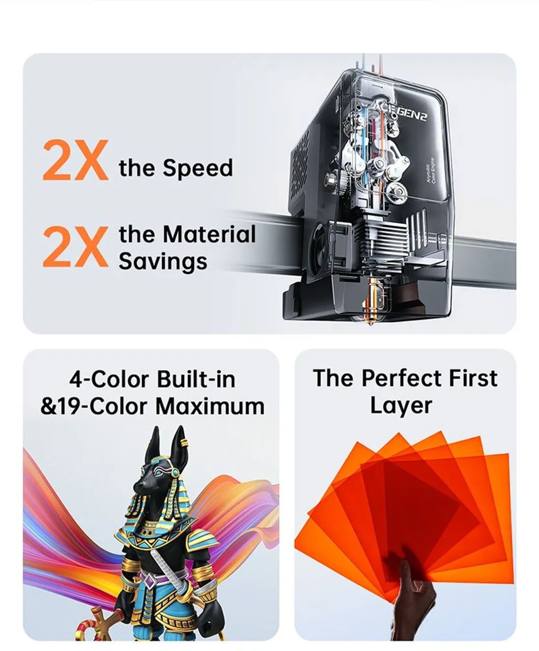 ANYCUBIC KOBRA X - IMPRESSORA 3D NOVA | PRONTA ENTREGA - Foto 2
