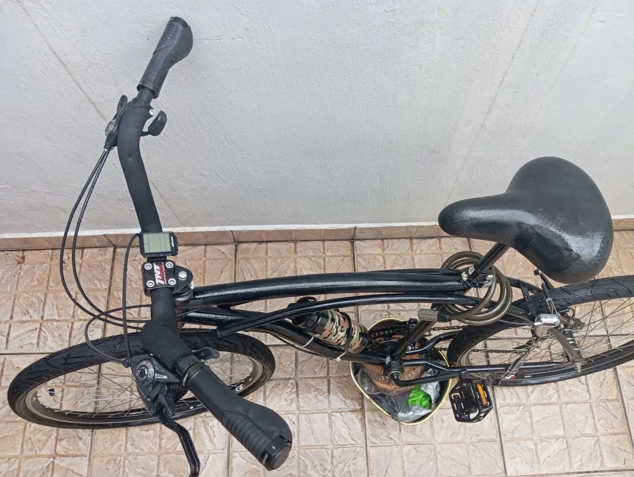BICICLETA ARO 26 CRUISER PRETA CUSTOM - ESTILO PRAIA - Foto 3