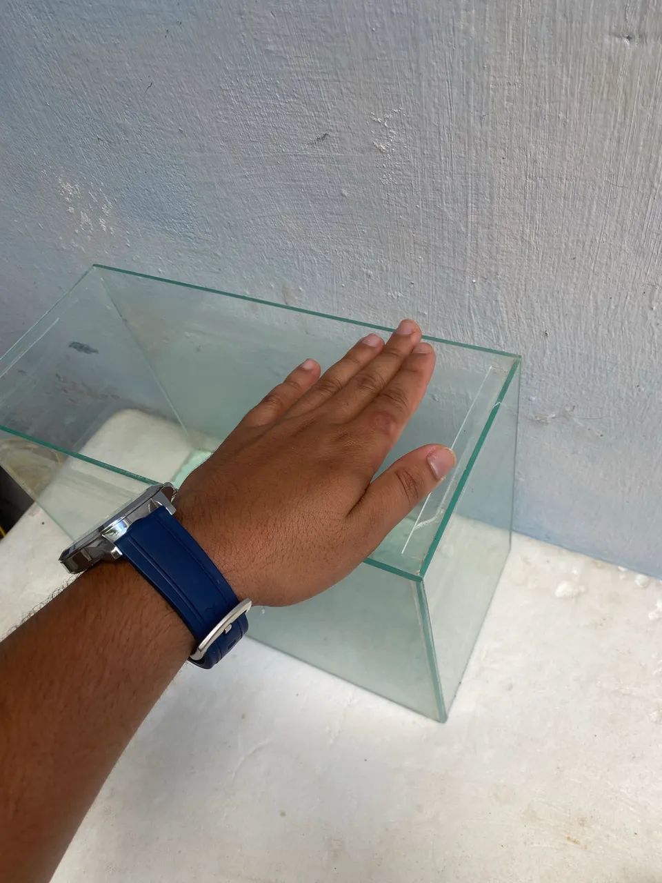 Aquário 30 cm com acessórios 