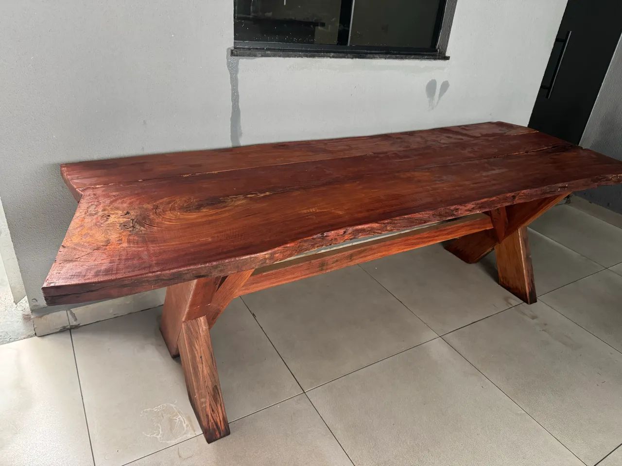 Mesa madeira maciça rústica  - Foto 2