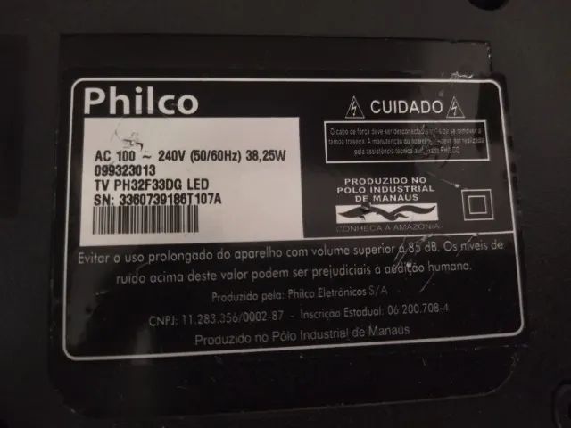 TV Philco 32 polegadas com (Tela Quebrada) - Foto 4