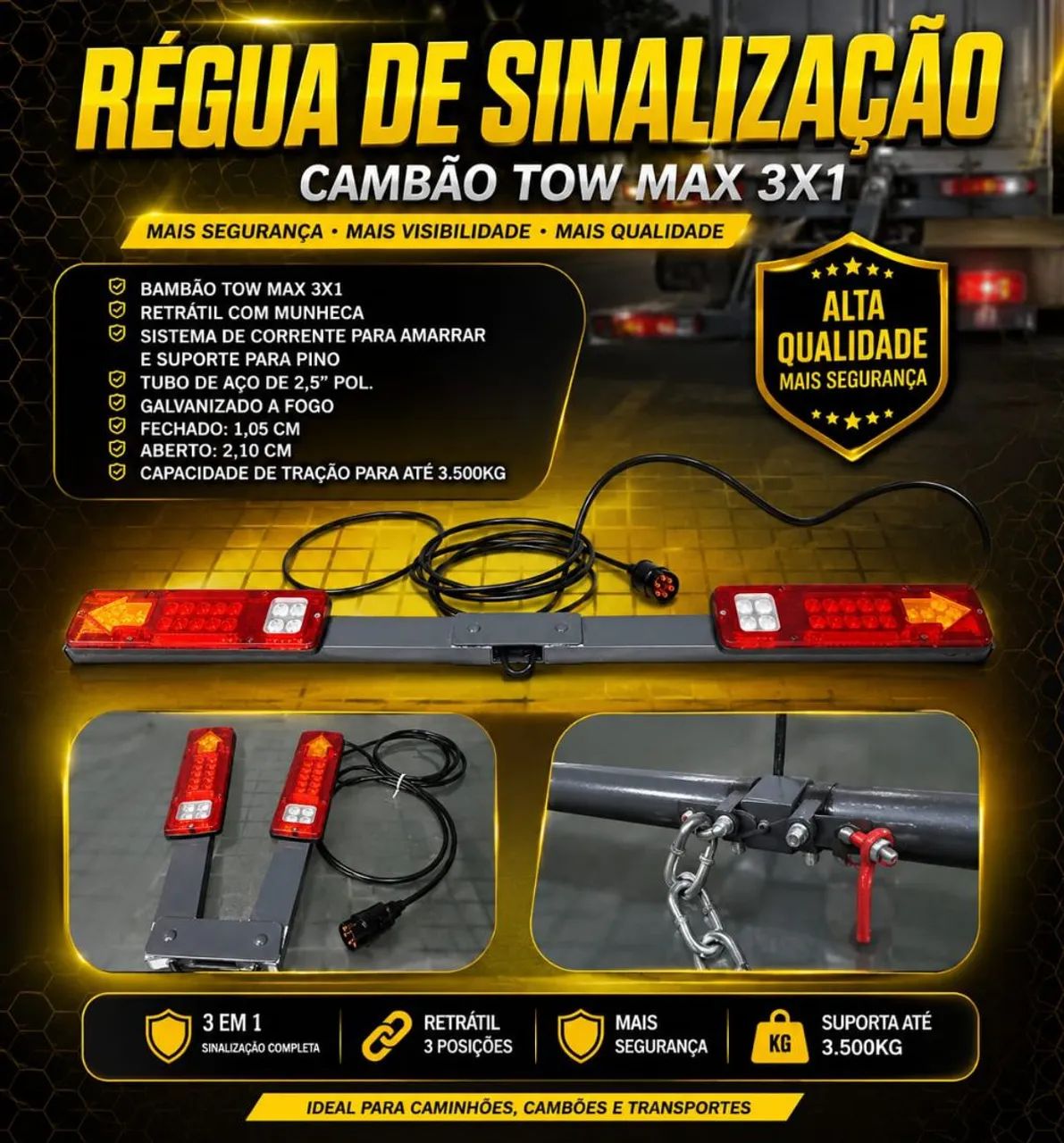 Régua de sinalização a LED  - Foto 2
