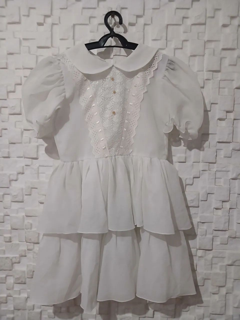 Vestidos infantil branco lindos para daminhas, fantasias.... - Foto 4