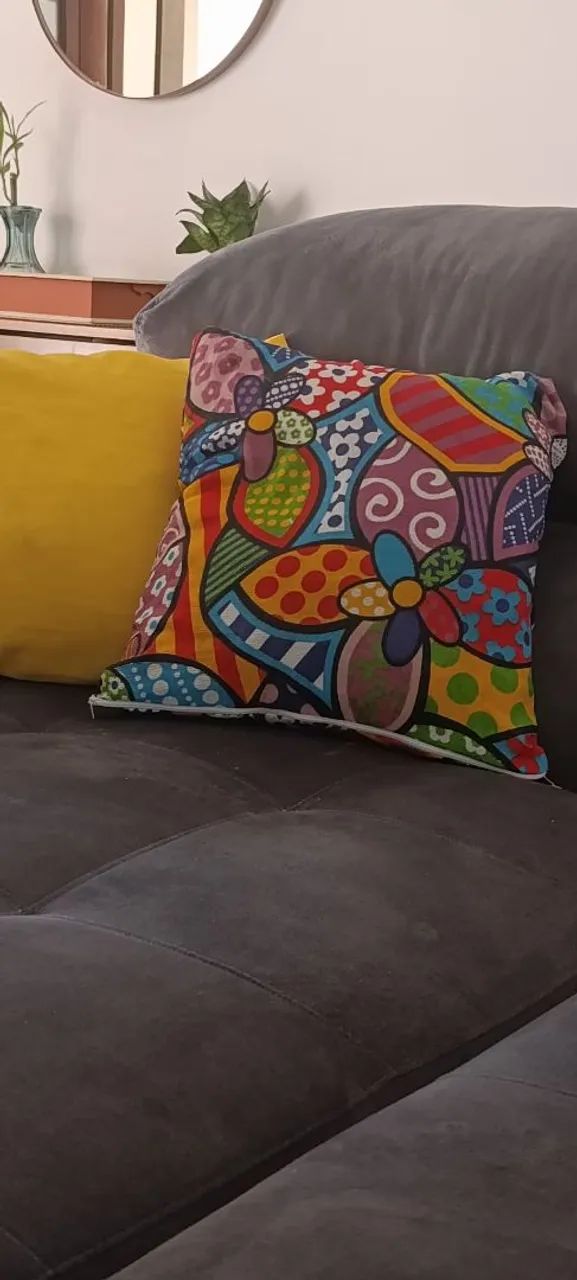 4 capas de almofadas 45x45 