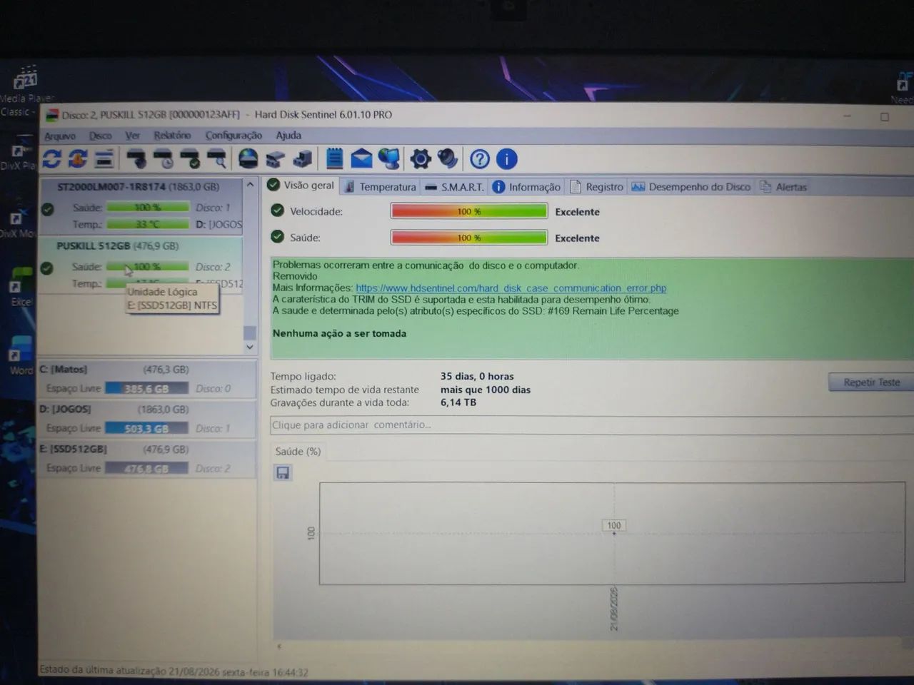SSD Puskill 512 GB  - Foto 4