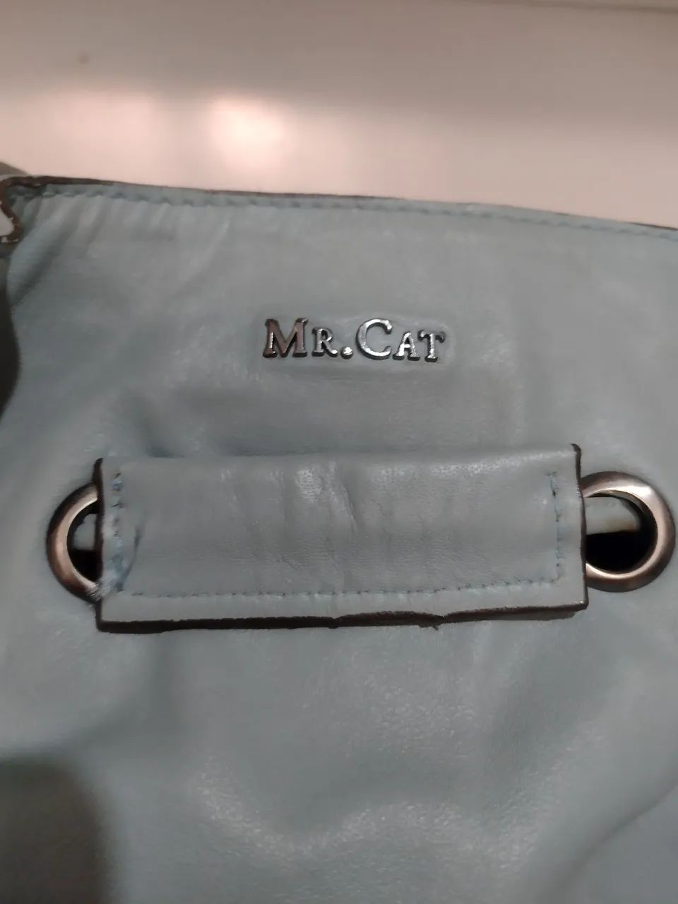 Bolsa MR.Cat de Couro  - Foto 4