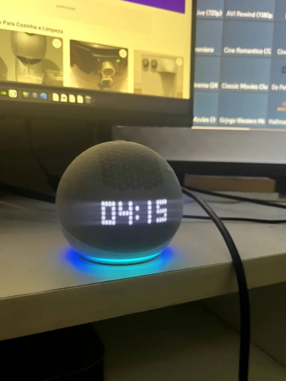 Echo Dot com Relógio. Raríssimo!  - Foto 2