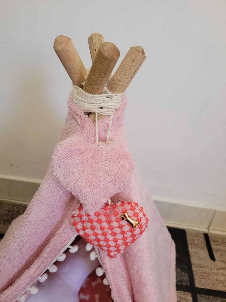 Casa toca para cachorra 