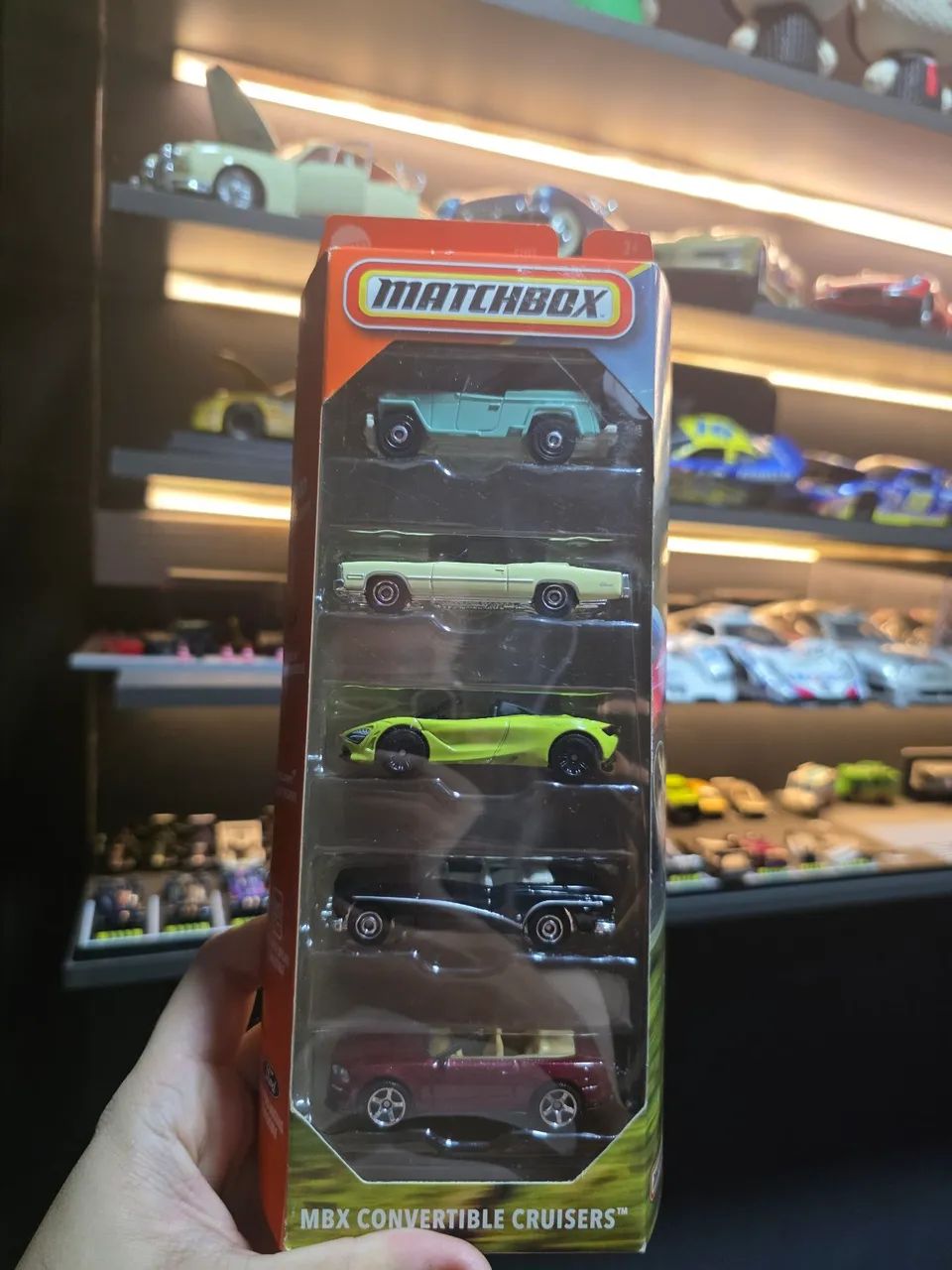 Matchbox five pack mbx convertible cruisers