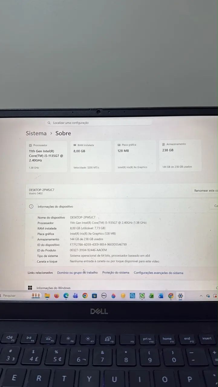 Notebook DELL 