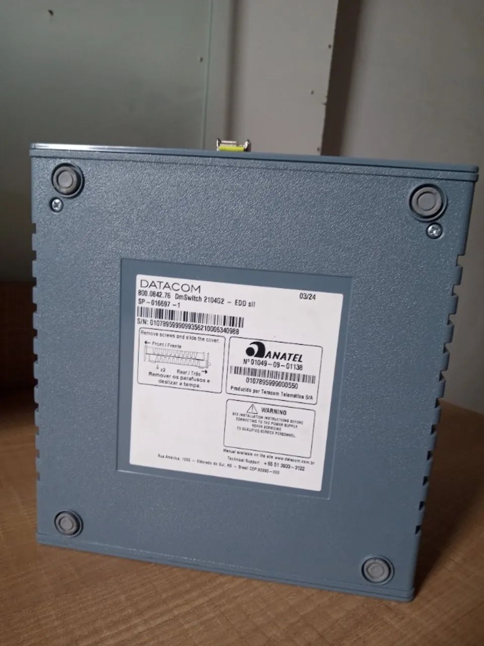 Switch Datacom DmSwitch 2104G2 - EDD sII (Usado) - Foto 2