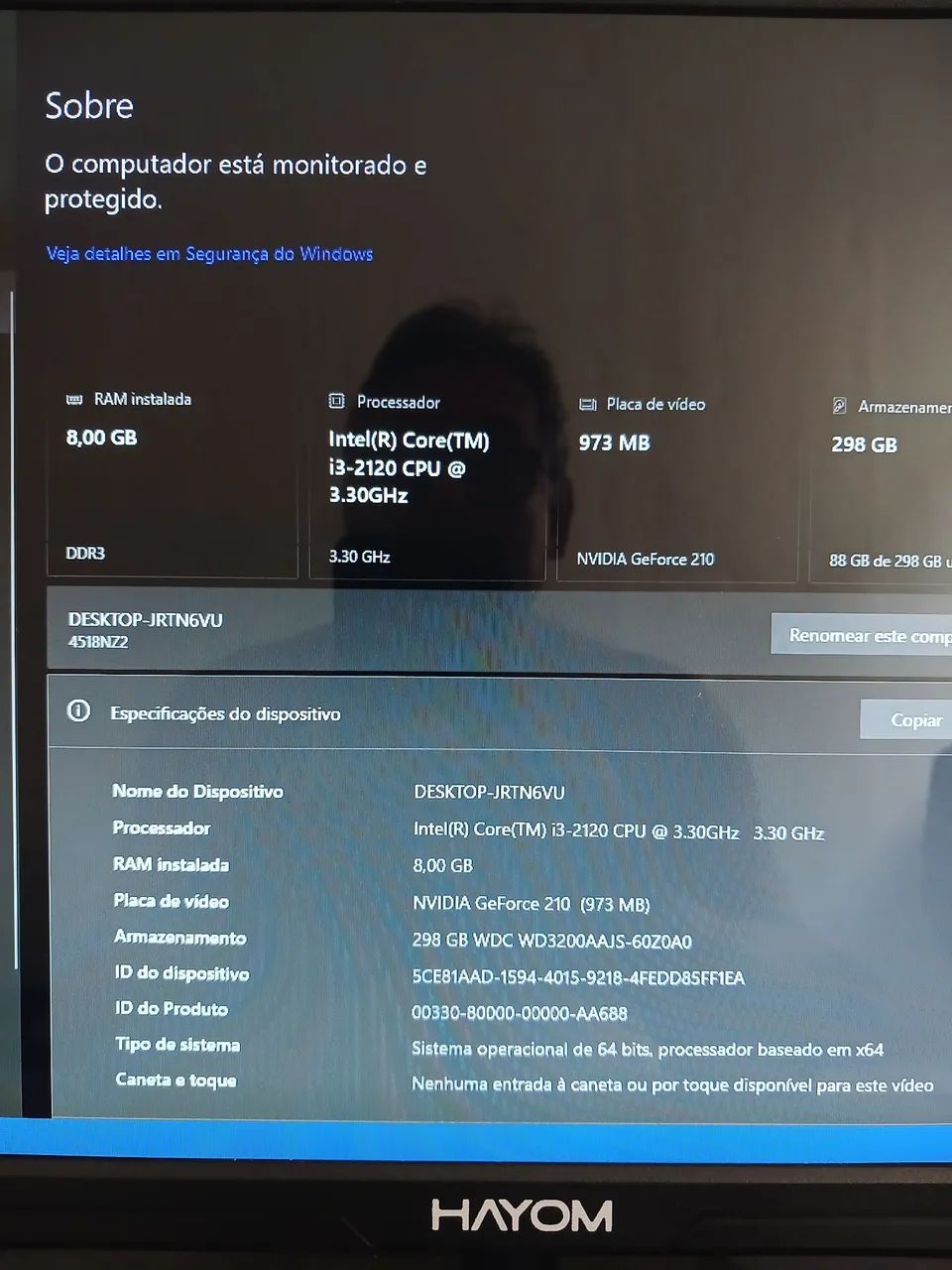 Desktop completo Lenovo Tinkpad 