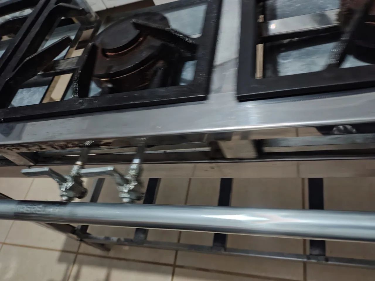 Fogão de Inox Industrial 3 bocas  - Foto 4