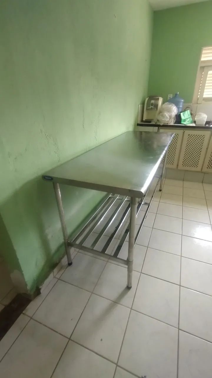 MESA DE MANIPULAÇÃO INOX 1.90 METRO IMECA  - Foto 5