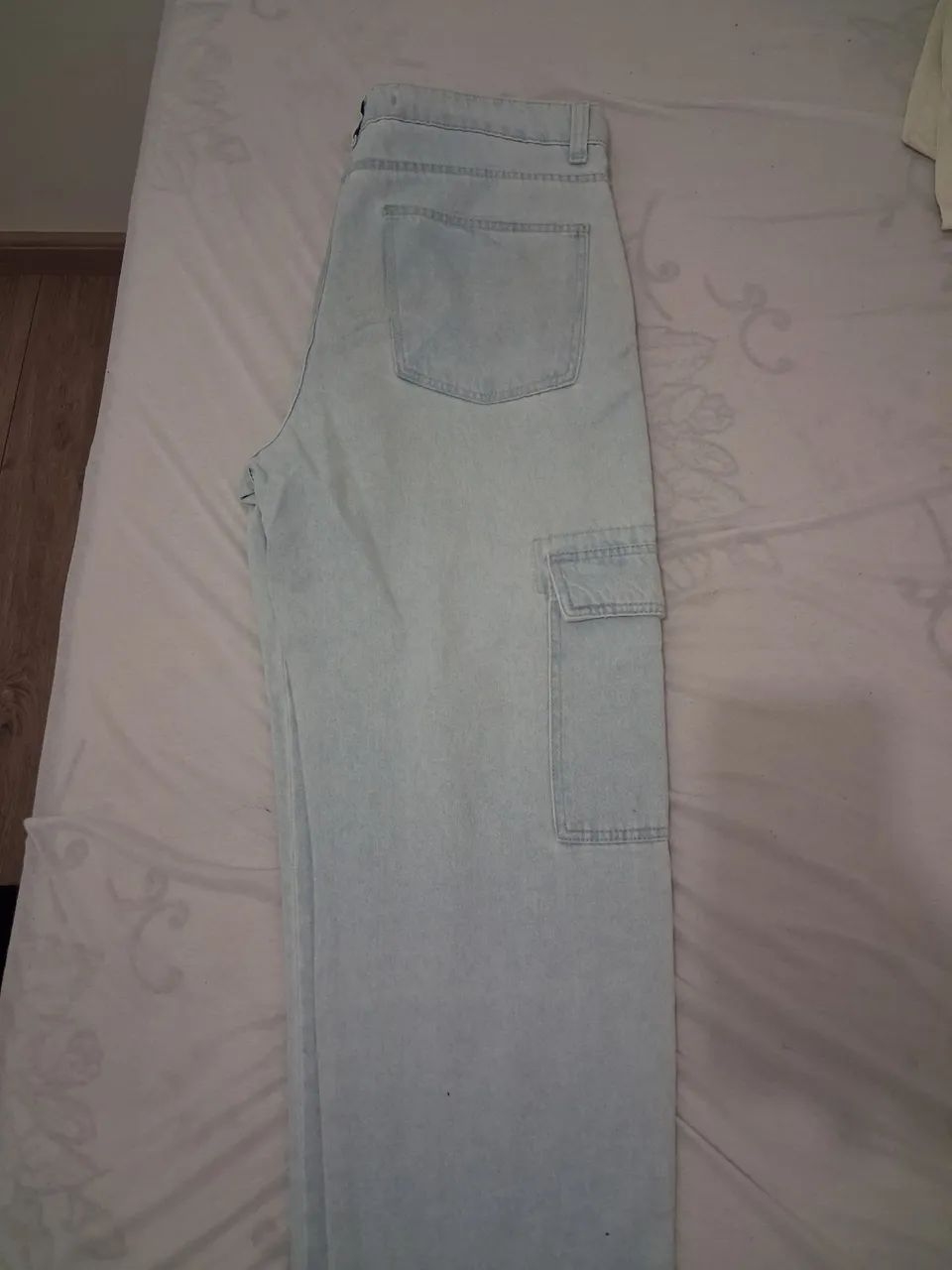 Calça Baggy Jeans Cargo - Foto 2