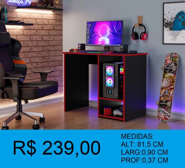 Escrivaninha gamer - compre hoje e receba amanhã  - Foto 2