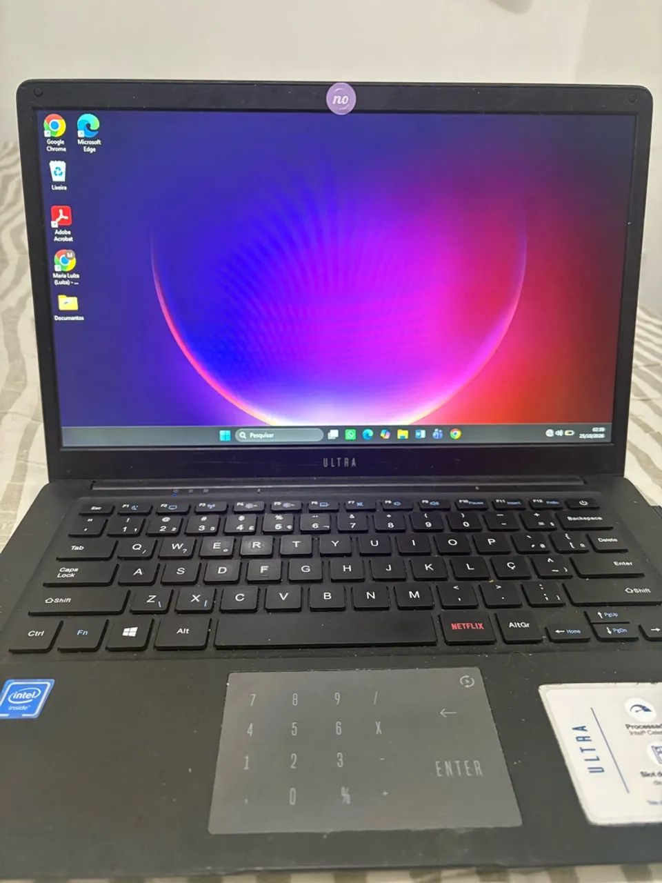 Notebook Ultra Intel Celeron 4GB RAM - Windows 11