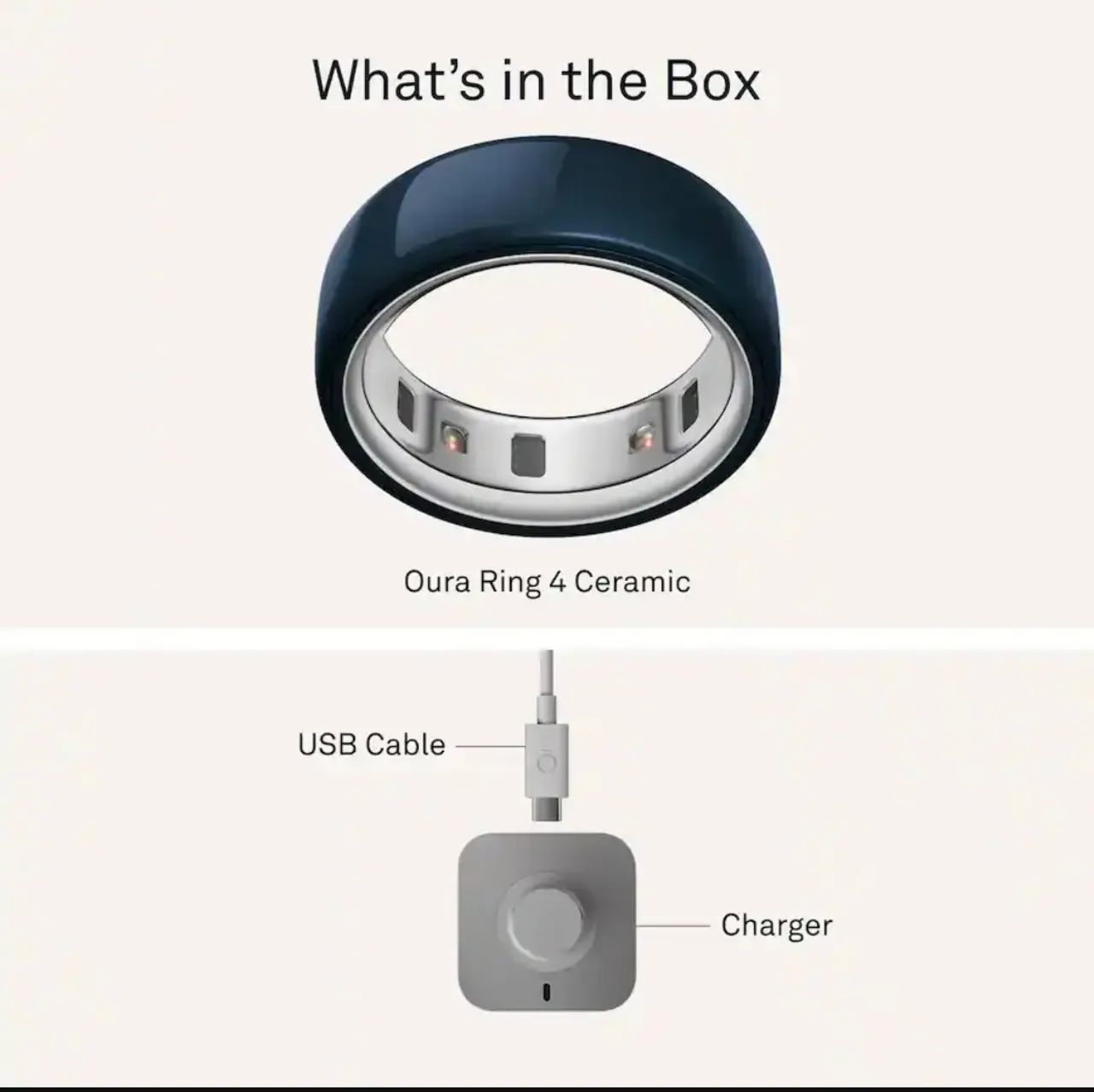 Anel inteligente Oura Ring 4 cerâmica  - Foto 5