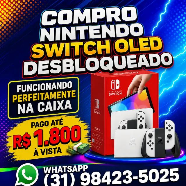 NINTENDO SWITCH OLED ( COM PRO )