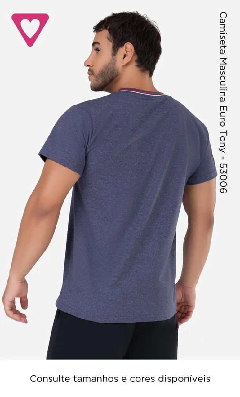 Camiseta masculina euro 