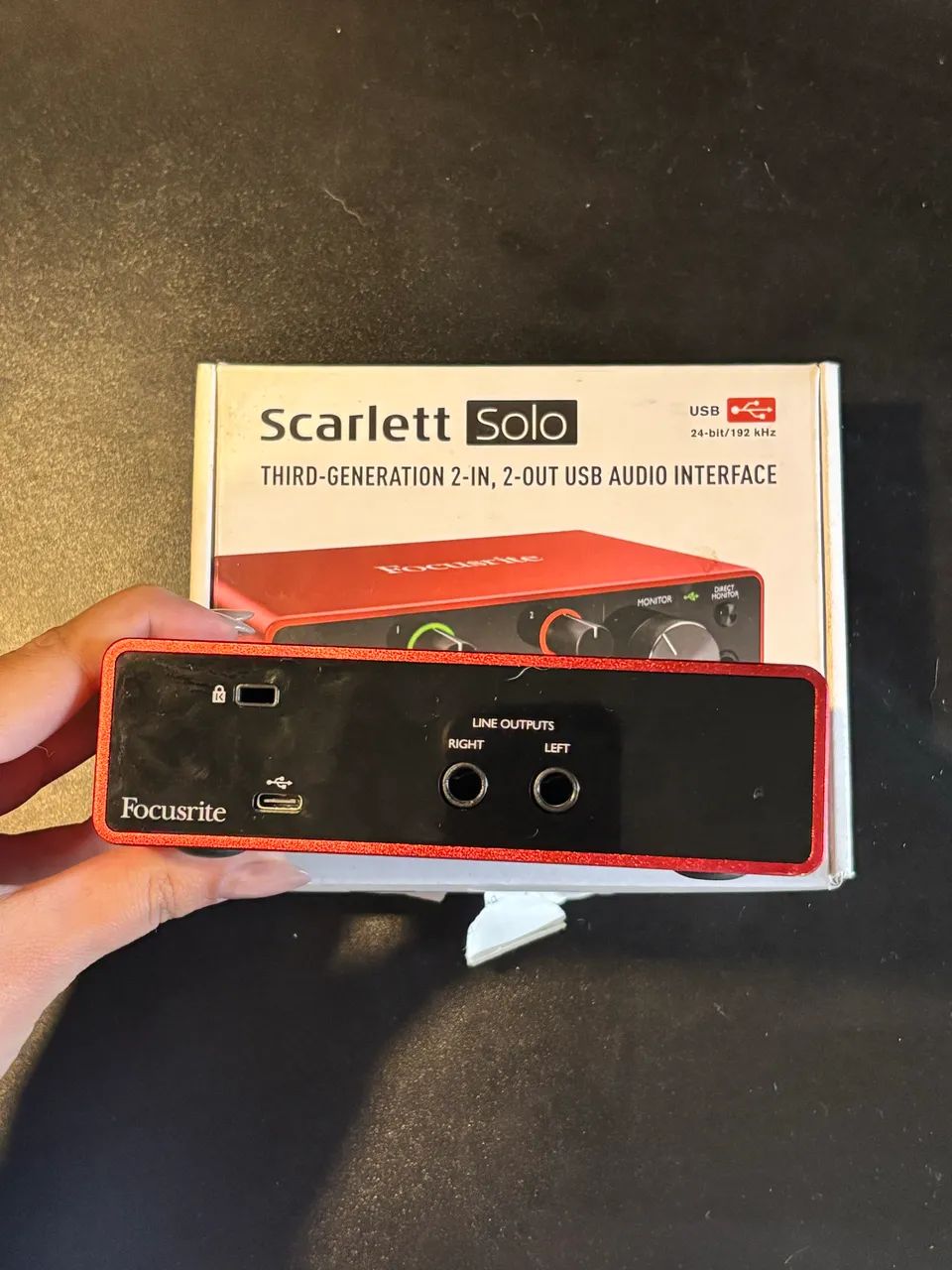 Focusrite Scarlett Solo 3ª Geração | Impecável, Uso Apenas Caseiro