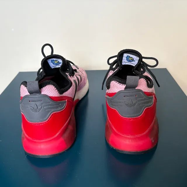 adidas zx 2k boost ninja time in true pink. tamanho 44 (us 12