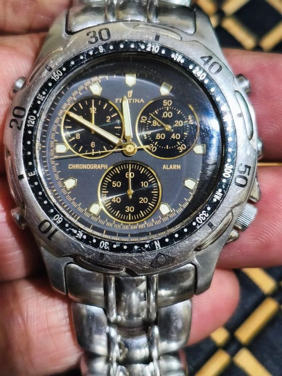Relógio festina cronógrafo original com alarme  - Foto 3