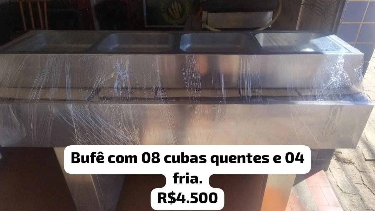 Buffet edanca com 08 cubas quente e 04 frias, 127v. - Foto 2