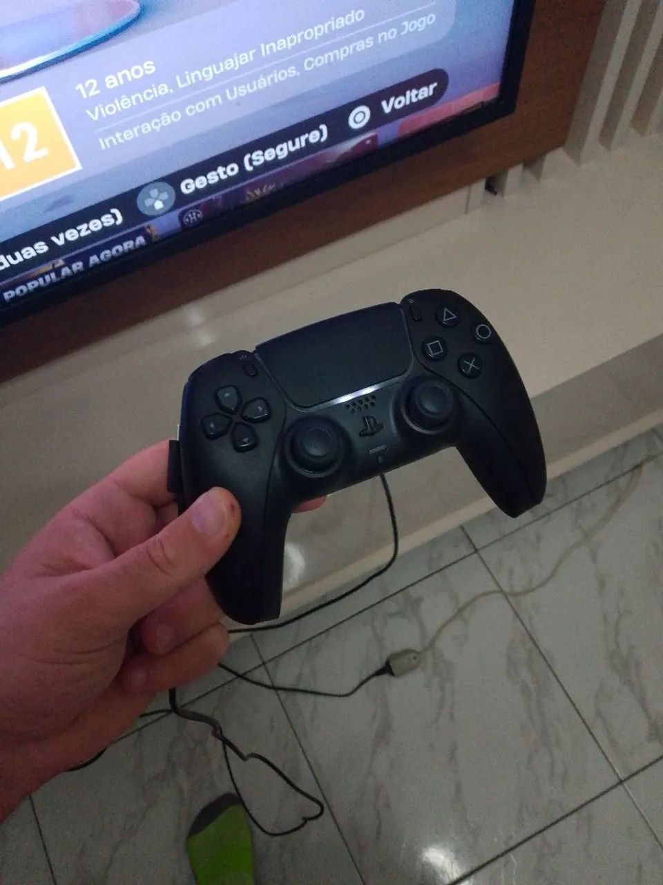 Controle de ps5 Black 