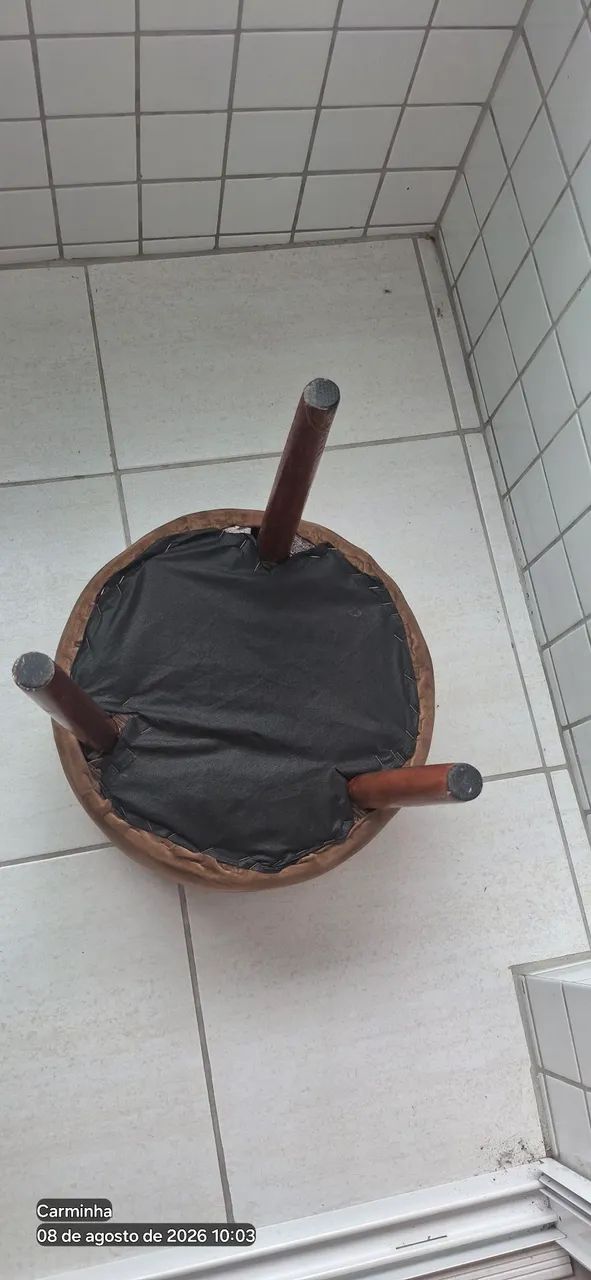 Pufe suede 45×40cm - Foto 4