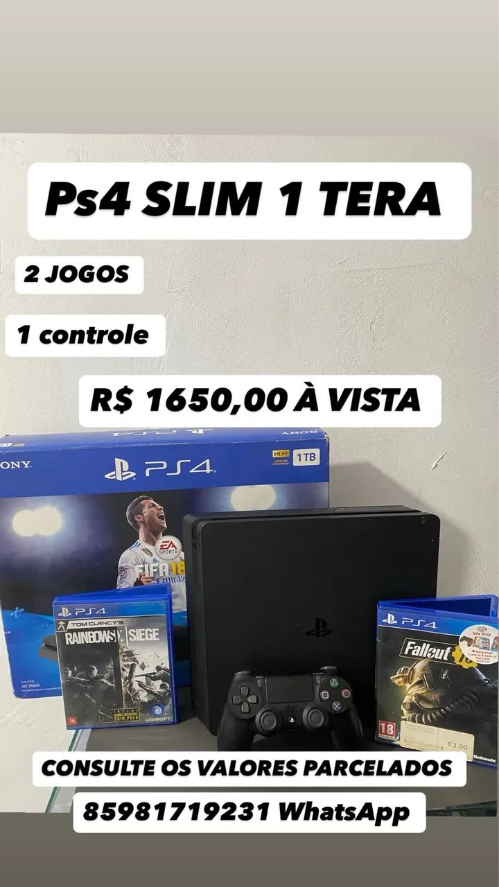 Ps4 slim 1 tera 