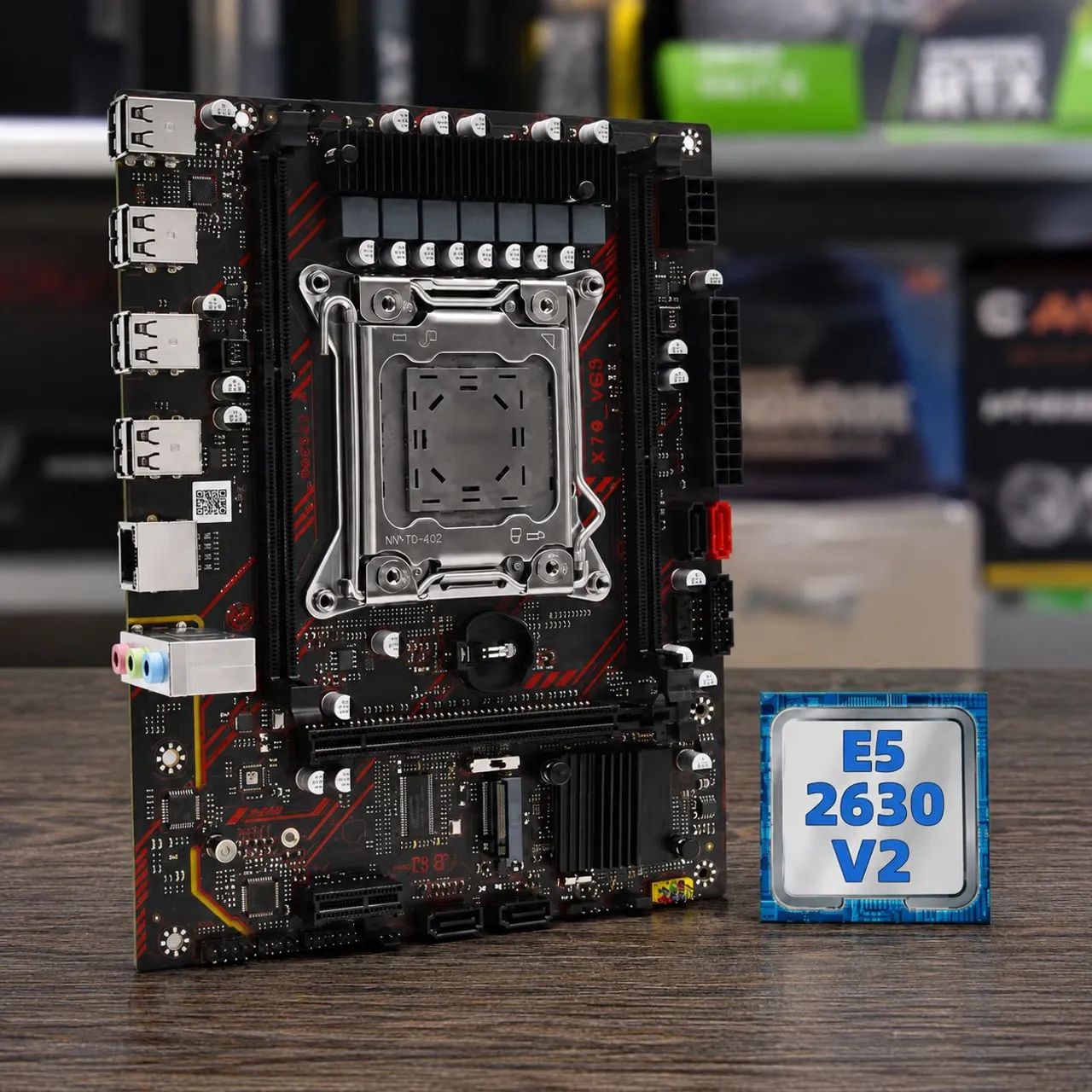 Kit Xeon X79 + Intel Xeon E5-2630 V2