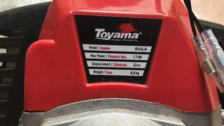 Roçadeira Gasolina Profissional Rt43l 43cc Toyama - Seminovo  - Foto 3