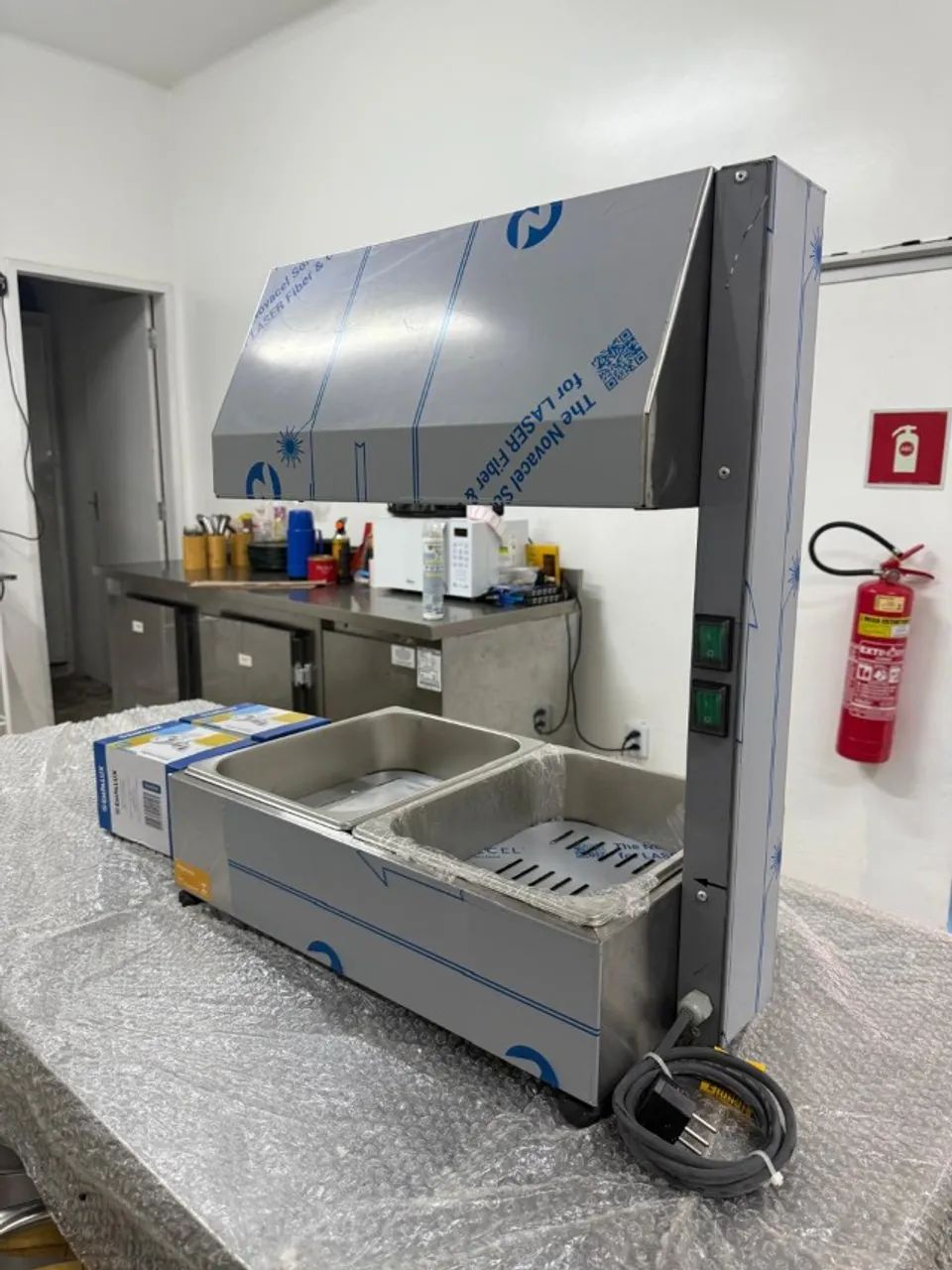CONSERVADOR DE FRITURA COM 2 CUBAS 1/2 220V/P - Foto 2