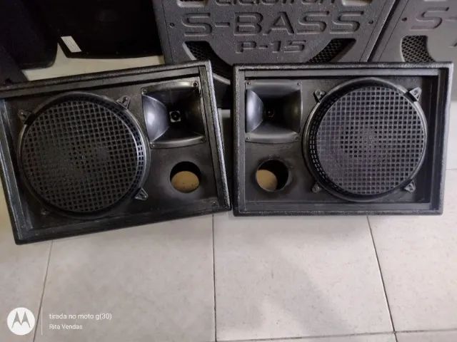 Par de retornos 12 polegadas, ambiente de pequeno e medio porte, 150w cada - Foto 2