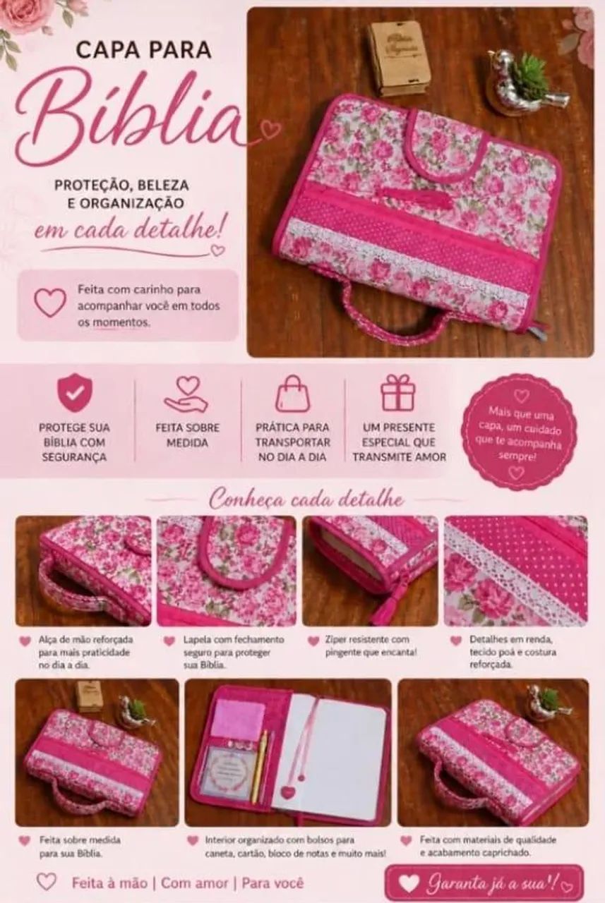 Capa para Bíblia Personalizada 