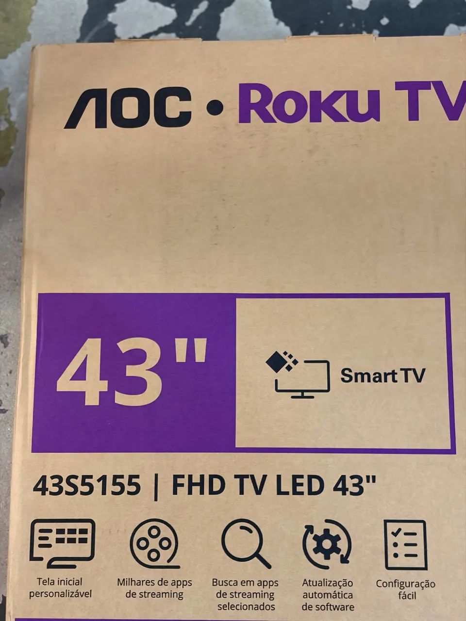 Tv 43 Aoc smart Roku nova  - Foto 2