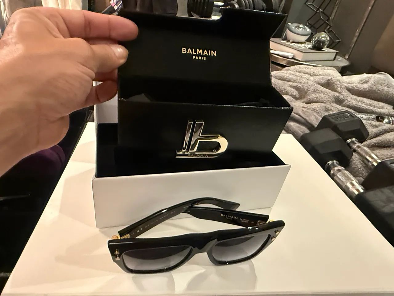 Óculos Balmain Paris Original Completo Caixa Certificado Luxo - Foto 3